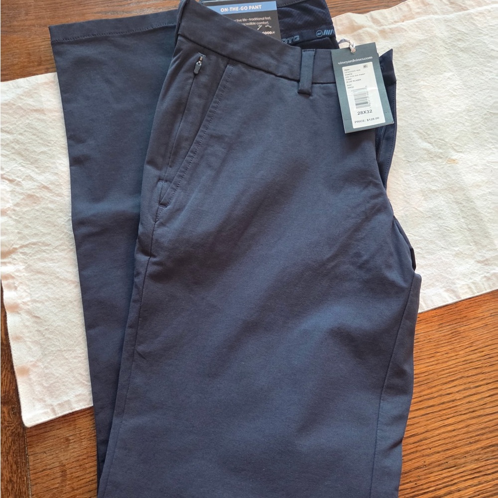 Vineyard Vines Men's Dark Blue Chinos
